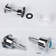 thumbnail image 3 of Bathroom Toilet Repair Toilet Cistern Flush Parts Toilet Flush Kit Suitable For Plastic Water Tank Easy Installation, 3 of 10