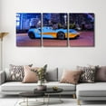 thumbnail image 4 of Hieng Black Supercar at Sunset Canvas Prints Hypercar Wall Art Paintings Sports Car Posters Stretched Pictures for Living Room Modern Home Decor Wall Art Decorations（Only canvas）, 4 of 6
