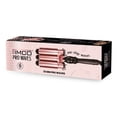 thumbnail image 3 of Timco T8813 Risadora Cabello Onduladora Tenaza Waflera para Cabello 3 barriles 33 mm, Rosa, 3 of 6