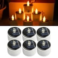 thumbnail image 1 of Tealight 6 uds perfecl velas parpadeantes sin llama a prueba de agua 5.2x5.8cm, 1 of 8