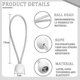 thumbnail image 2 of 50 Pack Long Buckle Bungee Cords For Marquees, Tents, Banners And Tarps, 2 of 4