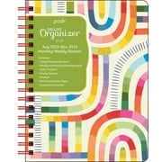 Posh: Deluxe Organizer 17-Month 2023-2024 Monthly/Weekly Hardcover Planner Calen: Rainbow Maze (Other)