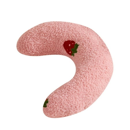 Xiaowjjj Cat U Shaped Spine Pillow Deep Sleep Pillow Soft and Comfortable Cat Toys Pet Supplies Dog Accessories Catalogue Trunk Cushion Dog Dog Harness Accessories Saddle Bag for Dogs Grooming Dog