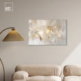 thumbnail image 4 of Sands Of Time Boho Abstract Warm Color Canvas Wall Art by Art Remedy, Silver Floater Frame, 36"x54", 4 of 8
