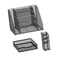 thumbnail image 5 of colaxi Mesh Desk Organizer 5 Tier with Drawer Workspace Organizer and Storage File Organizer Paper Organizer Letter Tray for Office, 5 of 10