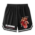 thumbnail image 4 of Pantalones cortos de Anime Slam Dunk para hombre, pantalón corto informal de gran tamaño, baloncesto, SHOHOKU, Sakuragi, Hanamichi, Fitness, suelto, cinco puntos, 4 of 4
