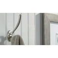 thumbnail image 2 of Richelieu Rh1473021195 5-1/16" Double Metal Coat Hook - Nickel, 2 of 4