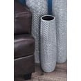thumbnail image 2 of Deco 79 Ceramic Vase with Varying Patterns, 7" x 7" x 22", Gray, 2 of 11
