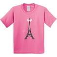 thumbnail image 3 of Inktastic Paris Lover Eiffel Tower Youth T-Shirt, 3 of 5