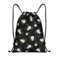 thumbnail image 1 of Fotbe Rose Flowers Bolsa Mochila con Cordón Estampada, Bolsa de Gimnasio Deportiva, Bolsa Cinch, Bolsa con Cordón para Hombres y Mujeres-Medium, 1 of 6