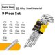 thumbnail image 2 of 9 Pcs Torx Key Set, T10-t50, Torx Hex Key Allen Star Short Arm Wrench, With Storage Case, Lengthened Torx Wrench Set, 2 of 5