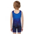thumbnail image 3 of YiZYiF Kids Boys Geometric Print Wrestling Singlets Powerlifting Training Singlets Gym Sport Tank Top Blue 6, 3 of 7