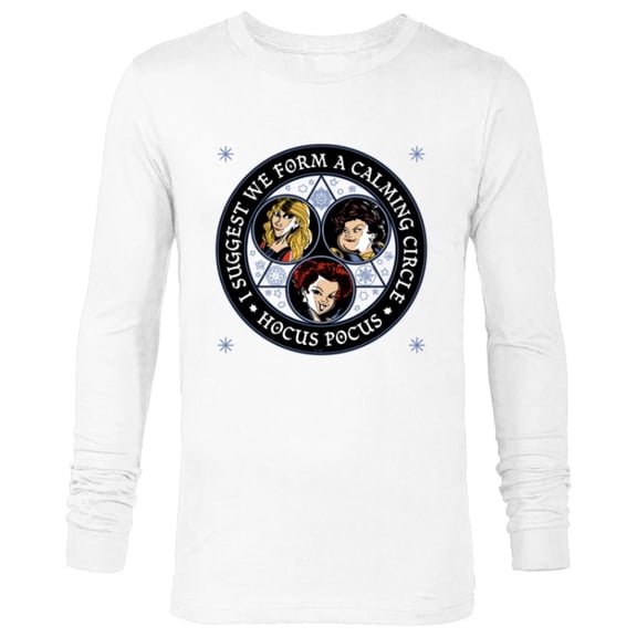 Disney Hocus Pocus I Suggest We Form A Calming Circle - Long Sleeve T-Shirt for Men - Customized-White