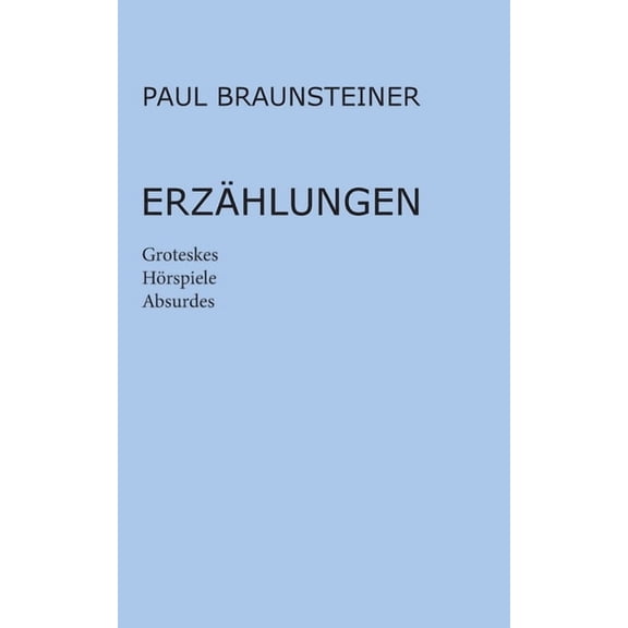 Erzählungen, (Paperback)