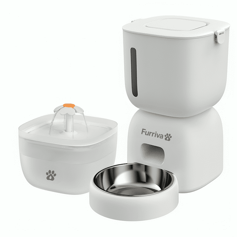 Paws Fur Life Automatic Cat Feeder, Water Fountain, 3L Tank