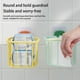 thumbnail image 5 of Inteprter Portarrollos de papel, estante montado en la pared para baño, cesta colgante hueca, taza para cepillo de dientes, estante para Juegos de accesorios de baño Blanco Gris, 5 of 6