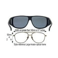 thumbnail image 4 of Extra Large Sunglasses that Fit Over Prescription Glasses Featuring (HD) Blue Blocker Lenses for Men and Women, 4 of 4