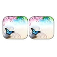 thumbnail image 7 of Easygdp Butterfly In Blossoms Zen 2 Pcs Windshield Sun Shade,Foldable Car Front Window Sun Shade Protection,Blocks Heat And Sunlight,Car Interior Accessories - Large, 7 of 7