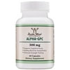 Alpha GPC Choline Supplement, Pharmaceutical Grade, Made in USA (60 Capsules 300mg)