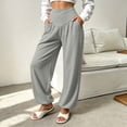 thumbnail image 5 of cocolona Womens High Waist Yoga Pants Elastic Waist Straight Slim Leg Gym Workout Pants with Pockets, 5 of 5