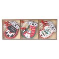 thumbnail image 1 of Bewildely Conjunto de decoraciones para árboles de Navidad Diseño de escena tradicional interesante Artesanía de Colgantes de Navidad Accesorios Kits de decoración para fiestas Guante Bewildely HA070061-04, 1 of 1