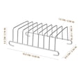 thumbnail image 2 of Pawsdot 2Pcs Cooking Rack Set Stainless Steel Bread and Toast Rack for Air Fryer Kitchen, 2 of 8