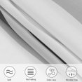 thumbnail image 5 of Black and White Striped Shower Curtain for Bathroom, Textured Fabric Shower Curtain Water Repellent Gray Shower Curtain Set Modern Geometric Bath Shower Curtain Luxury Hotel Style, 72W x 72L, 5 of 6