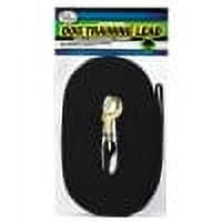 Four Paws Cotton Web Dog Lead Black 20 Feet