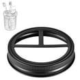 thumbnail image 1 of 1Pcs Replacement Mason Jar Toothbrush Brush Holder Lids for 3, 1 of 8
