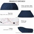 thumbnail image 4 of czcpp-Women Sun Hat Reversible Wide Brim Summer Beach Hat Foldable Gardening Hat Sun Cap Chin Strap, 4 of 4