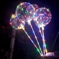 thumbnail image 2 of Globo LED BoBo leyfeng de 18 pulgadas luz Led transparente con Palo para cumpleaños, 2 of 8