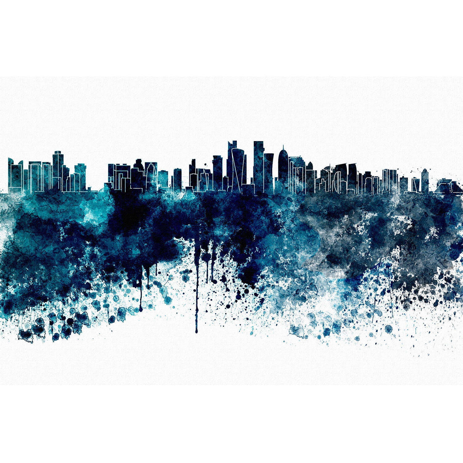 "Scenery" Painting Print on Wrapped Canvas