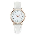 thumbnail image 2 of Kcodviy Women Luminous Watch Belt Watches For Women Leather Band Scale Dotted Little Watch Womens Wrist Watches Stars Watch Frosted Point Womens Leather Watches With Roman Women Watch Digita, 2 of 4