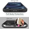 thumbnail image 4 of IBAOLEA Compatible with iPhone 12 Pro Max Phone Case 6.7 inch with Ring Kickstand | Super Soft Microfiber Lining | Anti-Scratch Full-Body Shockproof Protective Case for iPhone 12 Pro Max - Black, 4 of 7