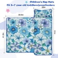 thumbnail image 5 of Pioneer Flower Floral Print Pattern Toddler Nap Mats for Kids Preschool,Sleeping Mat Bag or Kids,Toddler Sleeping Bag,Toddler Nap Mat or Daycare, 5 of 6