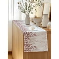 thumbnail image 5 of Table Runner 72 Inches Long for Kitchen Dining, Spring Reddish Brown Eucalyptus Dresser Scarf Farmhouse, Dining Table Decorations for Wedding/Parties, Botanical Leaf Country 16 x 72 In, 5 of 8