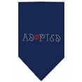 thumbnail image 3 of Adopted Rhinestone Bandana Navy Blue Small, 3 of 3