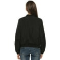thumbnail image 6 of Zeagoo Women's Bomber Jacket Casual Coat Zip Up Spring Fall Clothes with Pockets, 6 of 9