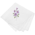 thumbnail image 3 of Miangastore Cotton Handkerchief Lace Handkerchief Flower Embroidery Pattern Handkerchief, 3 of 9