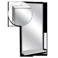 thumbnail image 1 of AJW U716PM-1624 Channel Frame Mirror & Mounted Shelf, Plastic Acrylic Surface - 16 W X 24 H In., 1 of 1