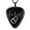 01,Guitar Pick Black, variant on Jewmon Rock Guitar Pick Necklace for Men Women Couples Valentine Day Gifts Punk Music Note Pendant Chain Jewelry