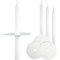Paper Bobeche Candle Drip otectors 5.75" x 1/2" Candles w/Easy to