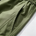 thumbnail image 5 of Men Loose Cargo Work Pants 4-Way Stretch Drawstring Outdoor Activity Trousers S-XL, 5 of 9