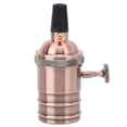 thumbnail image 4 of Style Rétro avec Douille à Interrupteur, Base de Lampe E27, pour Salon Maison Couloir Garde-Robe Escalier Bronze Rouge, 4 of 8
