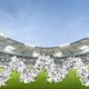 thumbnail image 5 of Guirnalda de oropel de graduación con serpentinas colgantes en forma de balón de fútbol Blanco, 5 of 9