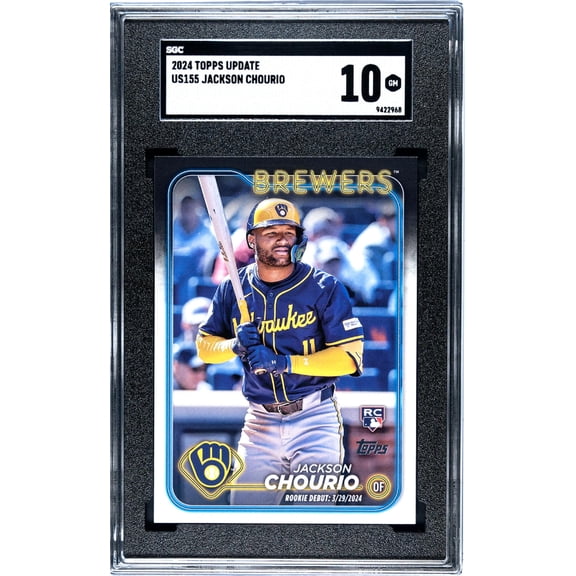 2024 Topps Update Jackson Chourio #US155 RC SGC 10