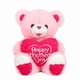 thumbnail image 2 of Muñeca Oso de peluche de 20 cm con corazón, suave y acogedor, regalo para el Día de la Madre y ocasiones especiales (blanco, 1 unidad) JASKFLY, 2 of 4