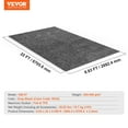 thumbnail image 4 of VEVOR Garage Floor Mat, 8'10"x22' Waterproof Protection from Water,Snow, Rain,Mud and Oil for Cars, Non-slip Heavy Duty Containment Mat with TPE Anti-Leak Backing & Easy to Clean & Cuttable, 4 of 9