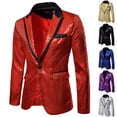 thumbnail image 2 of Costume pour Hommes Costume de Performance à Paillettes Veste de Nuit Costume pour Hommes, 2 of 6