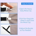 thumbnail image 5 of QCWQMYL Bed Sheet Straps Queen Fitted Holders for Corners King Size Mattress Straps Gripper Black 4P, 5 of 6